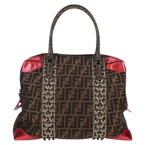 Fendi Zucca Black Canvas tote - Picture 1 of 10